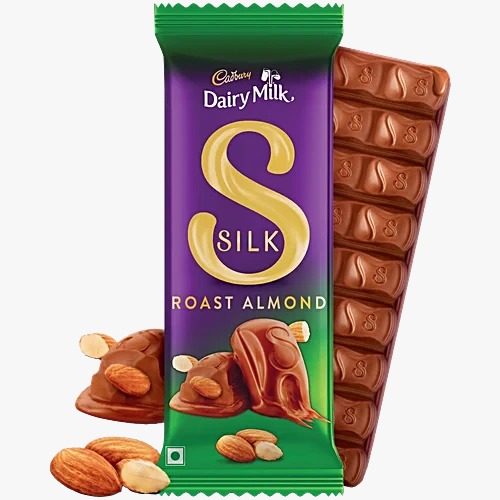 Cadbury Dairy Milk Silk Roast Almond Chocolate Bar, 52 g